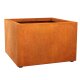 BAJO 8 Corten Metallblumentopf, Design-Objekt aus Corten-Stahl, Materialdicke 2mm, 90x90x60 cm, made in EU (Versand kostenfrei*)