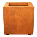 CUBO 2 Corten Metallblumentopf, Design-Objekt aus...