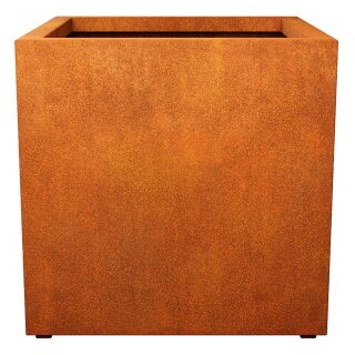 CUBO 4 Corten Metallblumentopf, Design-Objekt aus Corten-Stahl, Materialdicke 2mm, 90x90x90 cm, made in EU (Versand kostenfrei*)