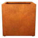 CUBO 4 Corten Metallblumentopf, Design-Objekt aus...