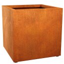 CUBO 4 Corten Metallblumentopf, Design-Objekt aus Corten-Stahl, Materialdicke 2mm, 90x90x90 cm, made in EU (Versand kostenfrei*)