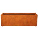 LARGO 7 Corten Metallblumentopf, Design-Objekt aus...