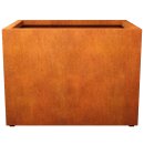 LARGO 9 Corten Metallblumentopf, Design-Objekt aus...