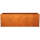 LARGO 11 Corten Metallblumentopf, Design-Objekt aus Corten-Stahl, Materialdicke 2mm, 270x90x90 cm