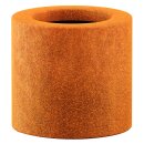 CIRCULO 1 Corten Rund Metallblumentopf, Design-Objekt aus...