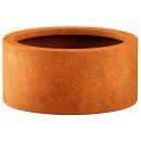 CIRCULO 4 Corten Rund Metallblumentopf, Design-Objekt aus...
