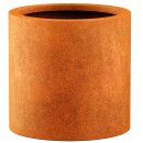 CIRCULO 5 Corten Rund Metallblumentopf, Design-Objekt aus...