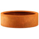 CIRCULO 7 Corten Rund Metallblumentopf, Design-Objekt aus...
