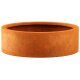 CIRCULO 7 Corten Rund Metallblumentopf, Design-Objekt aus Corten-Stahl, Materialdicke 2mm, 90x30 cm