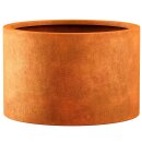 CIRCULO 8 Corten Rund Metallblumentopf, Design-Objekt aus...