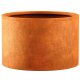 CIRCULO 8 Corten Rund Metallblumentopf, Design-Objekt aus Corten-Stahl, Materialdicke 2mm,  90x60 cm