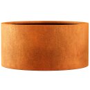 CIRCULO 11 Corten Rund Metallblumentopf, Design-Objekt...