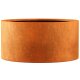 CIRCULO 11 Corten Rund Metallblumentopf, Design-Objekt aus Corten-Stahl, Materialdicke 2mm, 120x60 cm