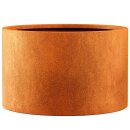 CIRCULO 12 Corten Rund Metallblumentopf, Design-Objekt...