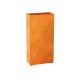 ESTRECHO 2 Corten Metallblumentopf, Design-Objekt aus Corten-Stahl, Materialdicke 2mm, 60x30x120 cm