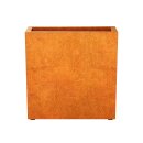 ESTRECHO 7 Corten Metallblumentopf, Design-Objekt aus...