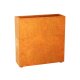 ESTRECHO 7 Corten Metallblumentopf, Design-Objekt aus Corten-Stahl, Materialdicke 2mm, 90x30x90 cm
