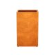 ESTRECHO 12 Corten Metallblumentopf, Design-Objekt aus Corten-Stahl, Materialdicke 2mm, 90x60x150 cm