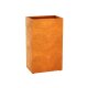 ESTRECHO 12 Corten Metallblumentopf, Design-Objekt aus Corten-Stahl, Materialdicke 2mm, 90x60x150 cm