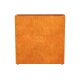 ESTRECHO 14 Corten Metallblumentopf, Design-Objekt aus Corten-Stahl, Materialdicke 2mm, 120x30x120 cm