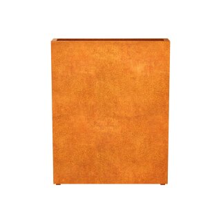 ESTRECHO 15 Corten Metallblumentopf, Design-Objekt aus Corten-Stahl, Materialdicke 2mm, 120x30x150 cm