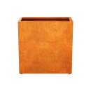 ESTRECHO 16 Corten Metallblumentopf, Design-Objekt aus...