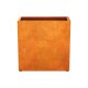 ESTRECHO 16 Corten Metallblumentopf, Design-Objekt aus Corten-Stahl, Materialdicke 2mm, 120x60x90 cm