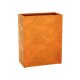 ESTRECHO 17 Corten Metallblumentopf, Design-Objekt aus Corten-Stahl, Materialdicke 2mm, 120x60x120 cm