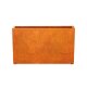 ESTRECHO 19 Corten Metallblumentopf, Design-Objekt aus Corten-Stahl, Materialdicke 2mm, 150x30x90 cm