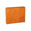 ESTRECHO 20 Corten Metallblumentopf, Design-Objekt aus...