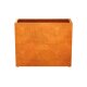 ESTRECHO 23 Corten Metallblumentopf, Design-Objekt aus Corten-Stahl, Materialdicke 2mm, 150x60x120 cm