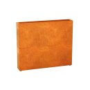 ESTRECHO 27 Corten Metallblumentopf, Design-Objekt aus...