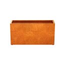 ESTRECHO 28 Corten Metallblumentopf, Design-Objekt aus...