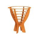 FUEGO OX Feuerkorb, Design-Objekt aus Corten-Stahl,...