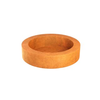 SOMBRERRO 3 Corten Gartenkamin, Design-Objekt aus Corten-Stahl, Materialdicke 3mm, 100x20 cm