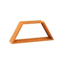 LENA SKL TRAPEZ 1500 Corten Holzständer,...