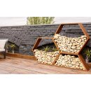 LENA SKL TRAPEZ 1500 Corten Holzständer,...