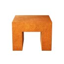HIERRO 1 Corten Basis Deko-Podest / Sockel / Aufsteller / Säule / Ständer, Design-Objekt rostig aus Corten-Stahl, archaische Präsentation Indoor und Outdoor, Materialdicke 2mm, 60x60x45 cm , made in EU (Versand kostenfrei*)