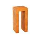 HIERRO 6 Corten Basis Deko-Podest / Sockel / Aufsteller /...
