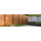 MURO B5 Corten Gartenpaneel, Design-Objekt aus Corten-Stahl, Materialdicke 2mm, Stellwand 60x15x Höhe 180 cm