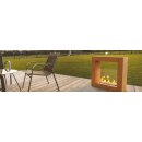 TRIO A Corten Biokamin, Design-Objekt aus Cortenstahl, rostig, Materialdicke 2mm, 70x30x140 cm, dekorative  Befeuerung mit Bioethanol,  witterungsbeständiges Gartenfeuer/Gartenkamin  made in EU (Versand kostenfrei*)