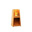 Grill 2 Corten, Design-Objekt aus Corten-Stahl,...