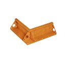 90 W Corten Garteneinfassung, Rasenkante, Eckkante,...