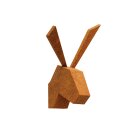 Hasen-Ohren modern - Cortenstahl, Design-Objekt aus...