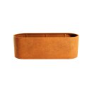 LOM 9 Corten Metallblumentopf, Design-Objekt aus...