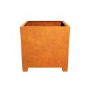 PATA 3  Corten Metall-Blumentopf/Pflanzkübel...