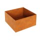 RAPIDO B7 Corten Metallblumentopf, Design-Objekt aus Corten-Stahl, Pflanzcotainer rostig, quadratisch 120x120x60 cm, Materialdicke 2mm, made in EU ( Versand kostenfrei *)