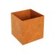 RAPIDO C4 Corten Metallblumentopf, Design-Objekt aus Corten-Stahl, Pflanzcontainer rostig, quadratisch  90x90x90 cm, Materialdicke 2mm, made in EU ( Versand kostenfrei *)