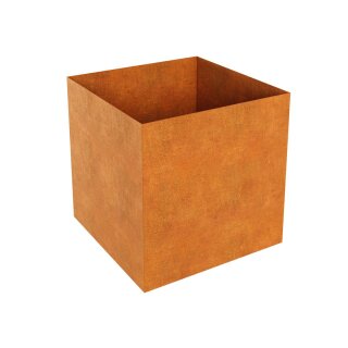 RAPIDO C5 Corten Metallblumentopf, Design-Objekt aus Corten-Stahl, Pflanzcontainer rostig, quadratisch 120x120x120 cm, Materialdicke 2mm, made in EU ( Versand kostenfrei *)