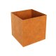 RAPIDO C5 Corten Metallblumentopf, Design-Objekt aus Corten-Stahl, Pflanzcontainer rostig, quadratisch 120x120x120 cm, Materialdicke 2mm, made in EU ( Versand kostenfrei *)